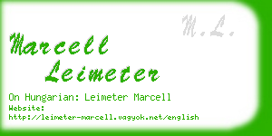 marcell leimeter business card